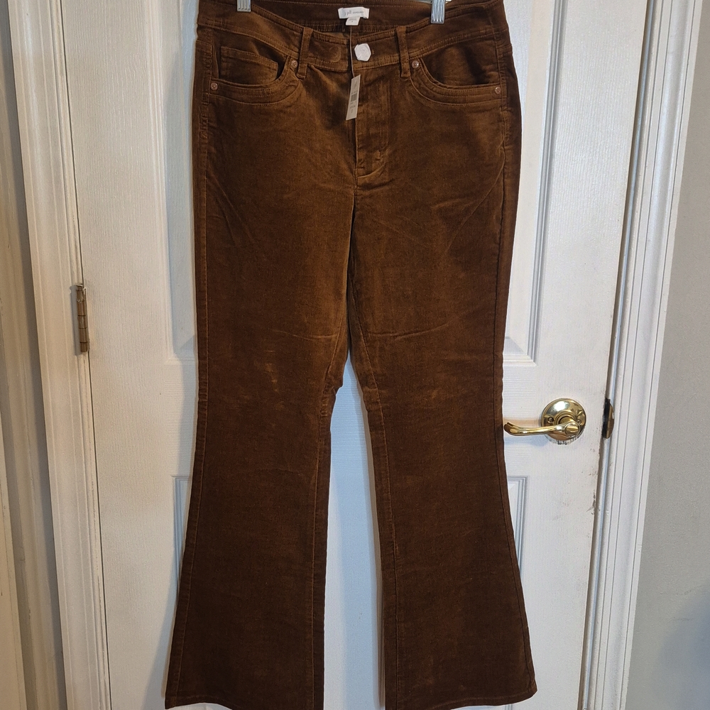 J. Jill Curvy-Fit Corduroy Flare Jeans